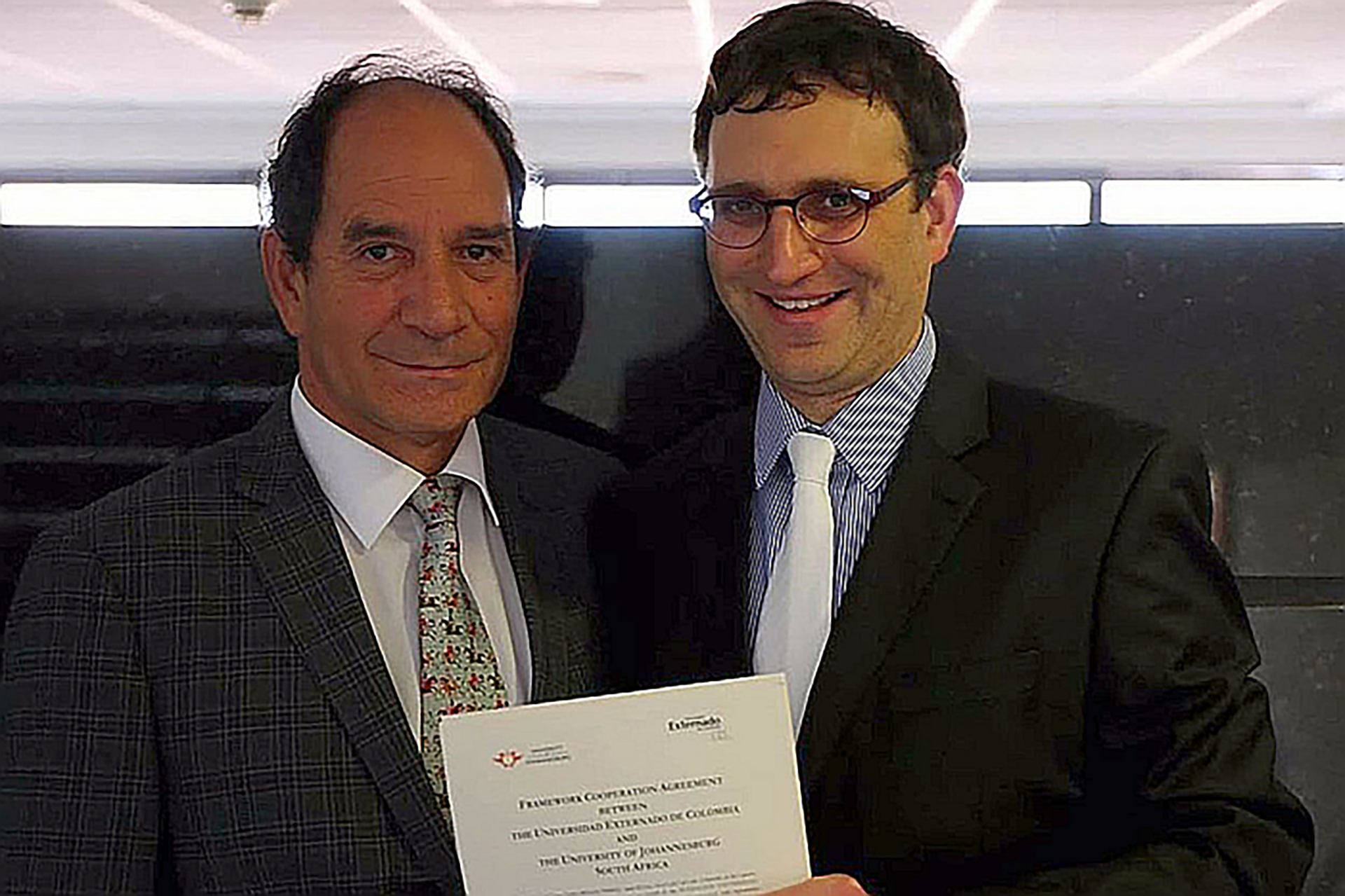 UJ Law and Externado University, Colombia, sign cooperation agreement