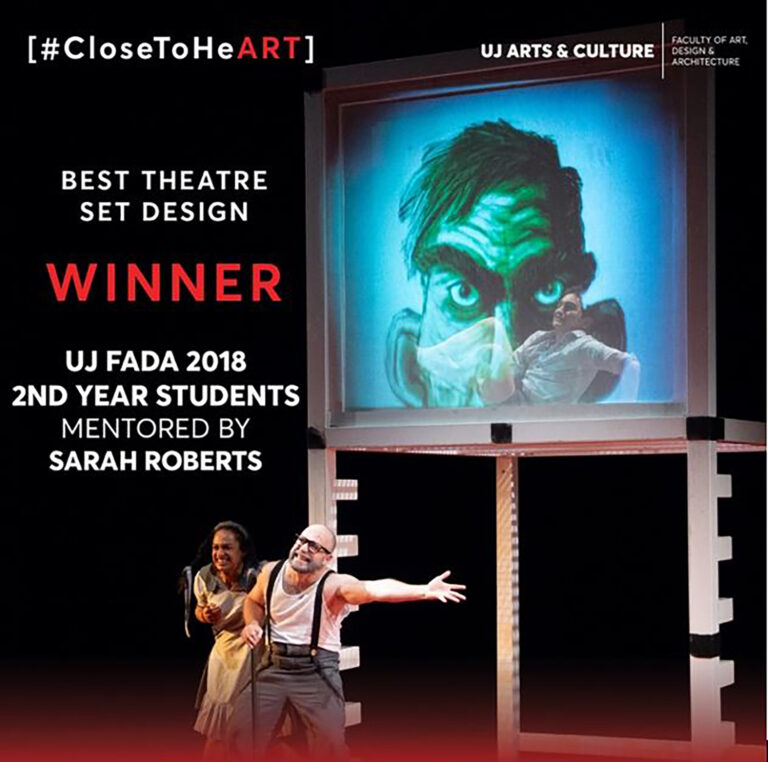 UJ Arts & Culture wins Best Theatre Set Design at Naledi Theatre Awards