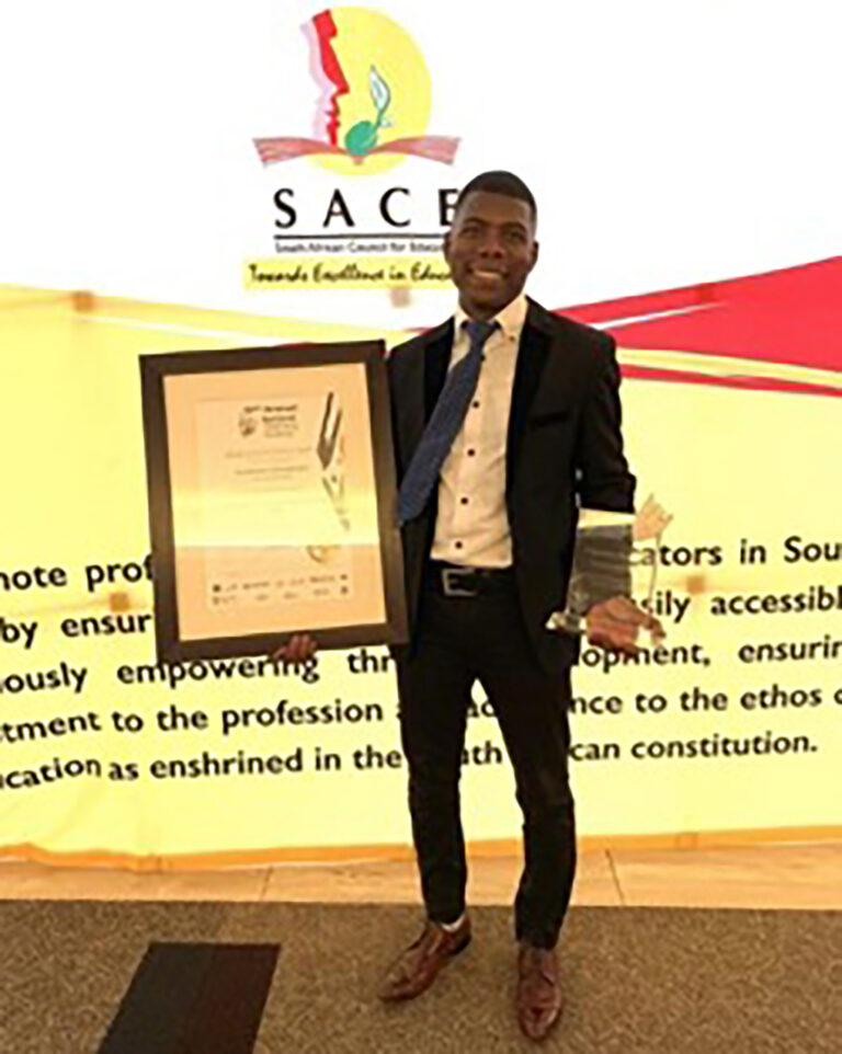 UJ MEd ICT student earns top prize at National Teaching Awards
