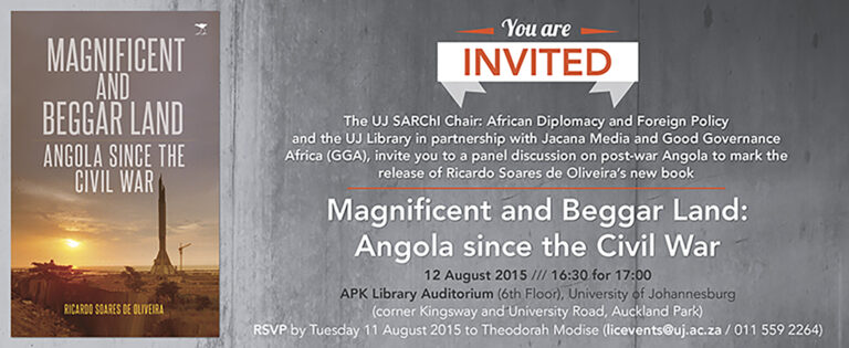Magnificent and Beggar Land: Angola since the Civil War