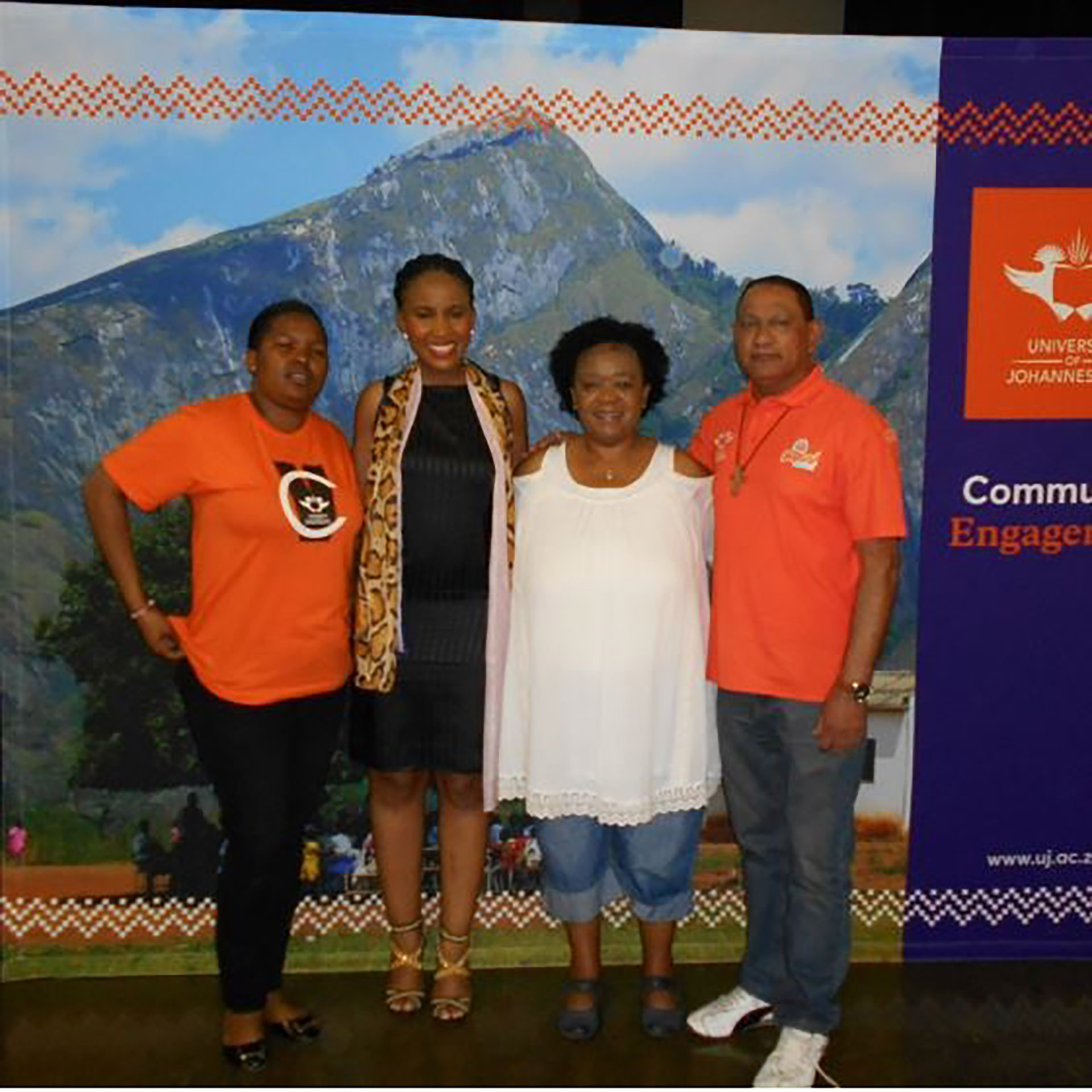 UJ Community Engagement students working with the City of Johannesburg at Youth Imbizo