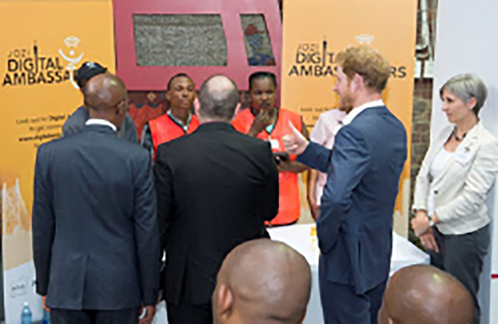 British Royal, Prince Harry, meets UJ Jozi Digital Ambassadors