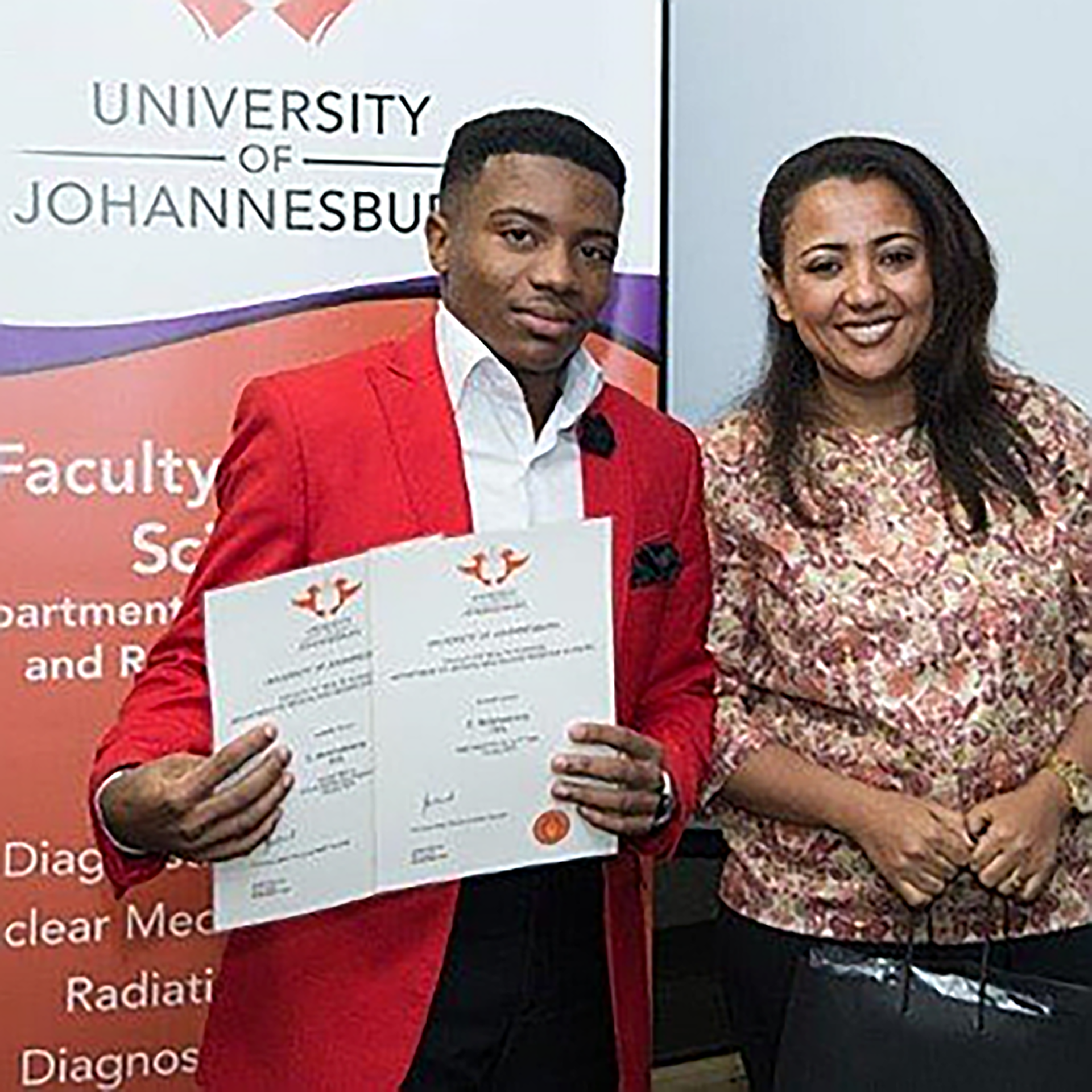 UJ awards Medical Imaging and Radiation Sciences Students