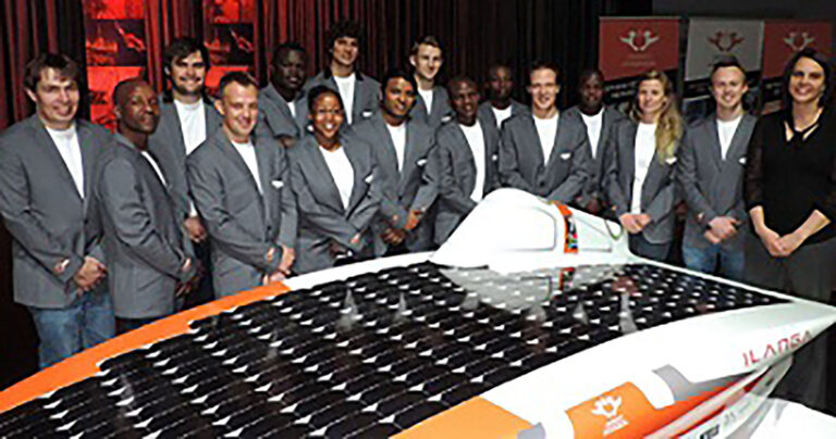 UJ Solar Team wins Technology and Innovation Award in 2014 Sasol Solar Challenge