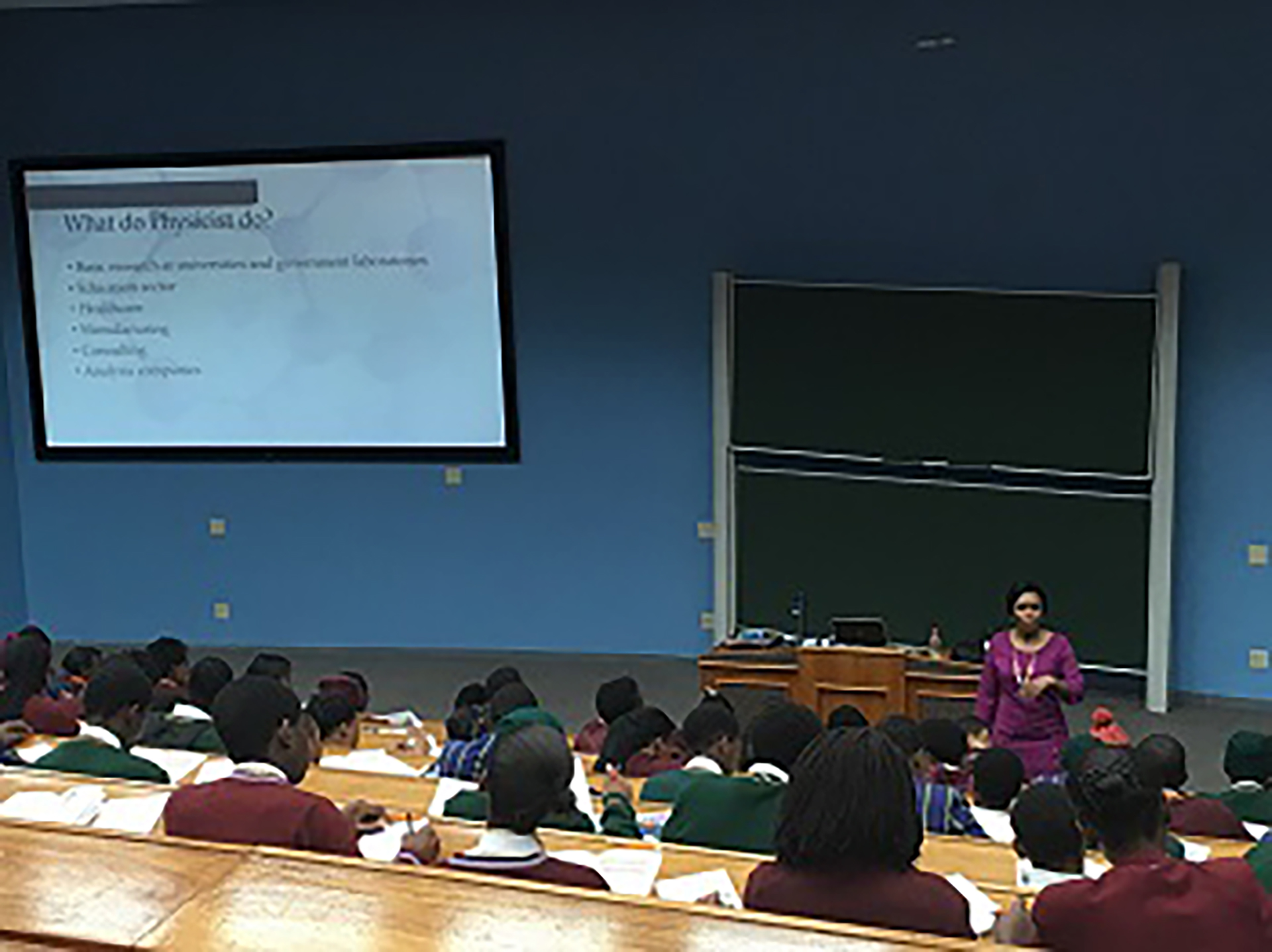 Pioneering female UJ researcher Dr Buyi Sondezi invites learners to tackle ‘enemy’ Physics