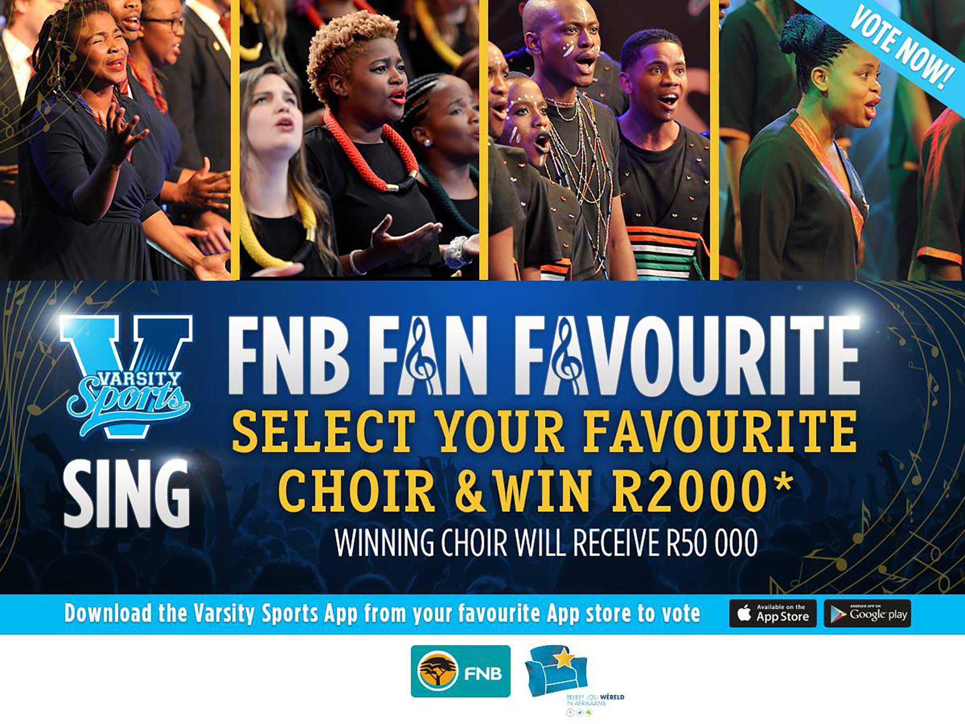 UJ Choir in ‘Varsity Sing’ finals! VOTE now!