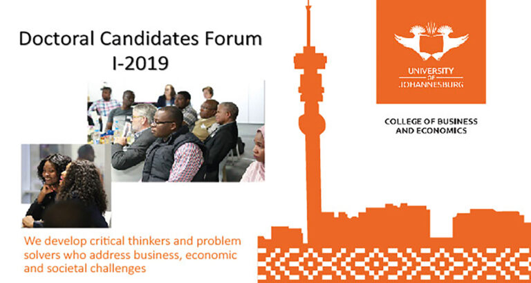 Doctoral Candidates Forum I-2019