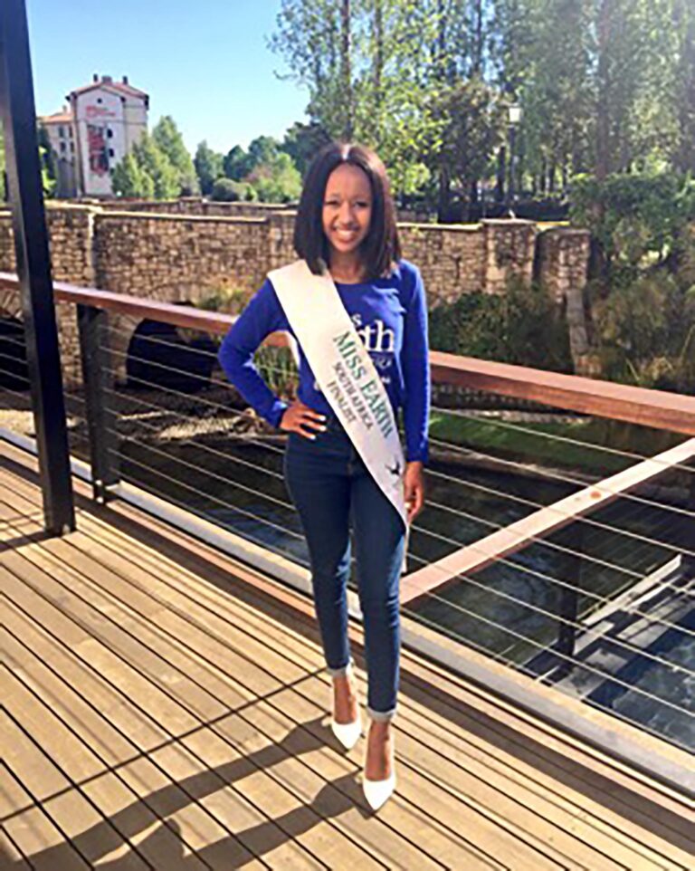 UJ Honours student Charlotte Joja takes 3rd place in Miss Earth South Africa