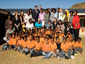 EU President visits Funda UJabule school