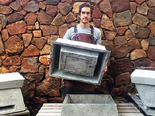 Industrial design student Ivan Brown’s Beegin beehive featured in Farmers Weekly