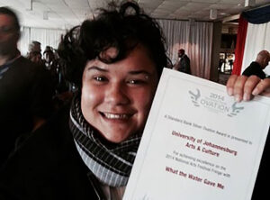 UJ’s What The Water Gave Me brings home a SILVER Standard Bank Ovation Award