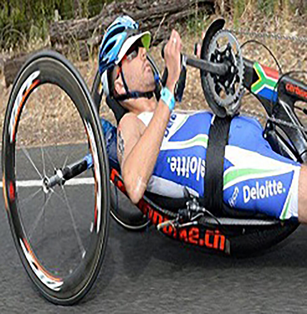 UJ alumnus: First quadriplegic to complete triathlon Iroman Barrier