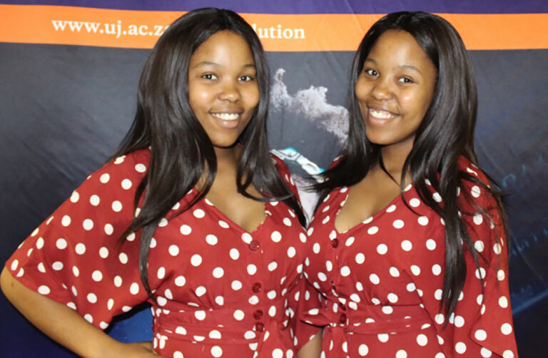 Double delight as UJ twins graduate with identical degrees in Philosophy
