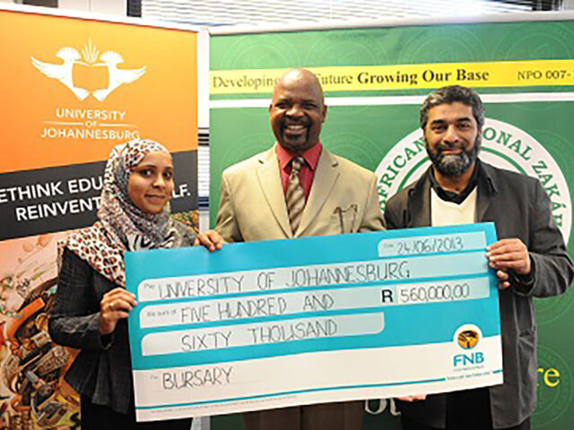 SANZAF a committed UJ funder
