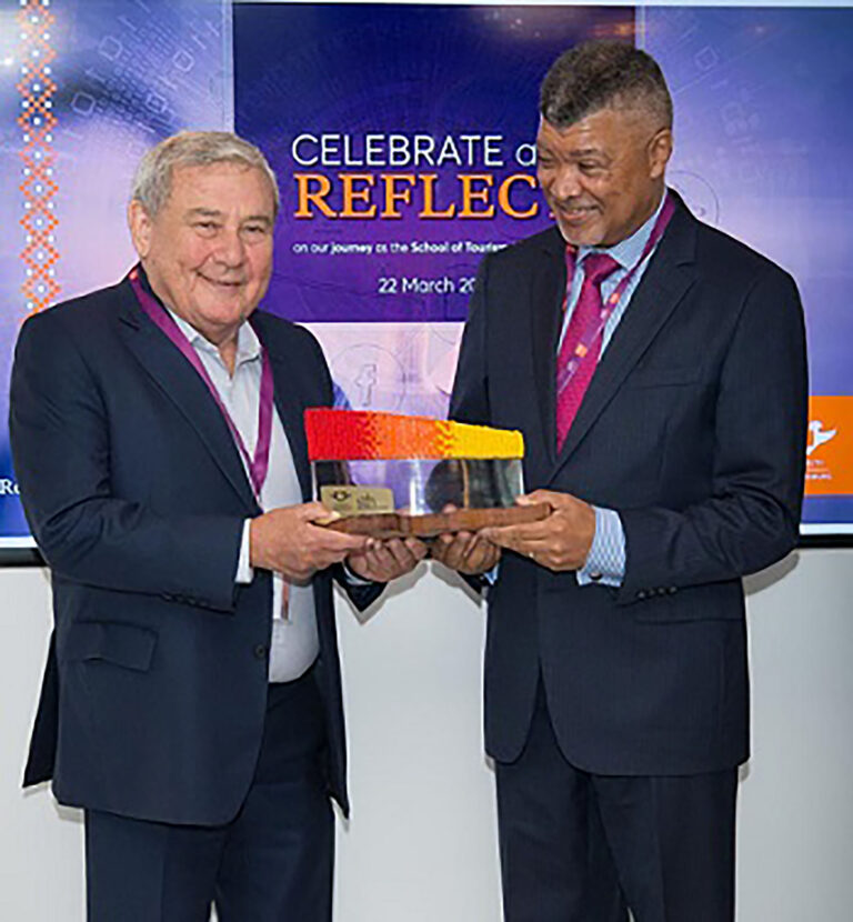 Sol Kerzner reaffirms commitment to UJ School of Tourism and Hospitality (STH)