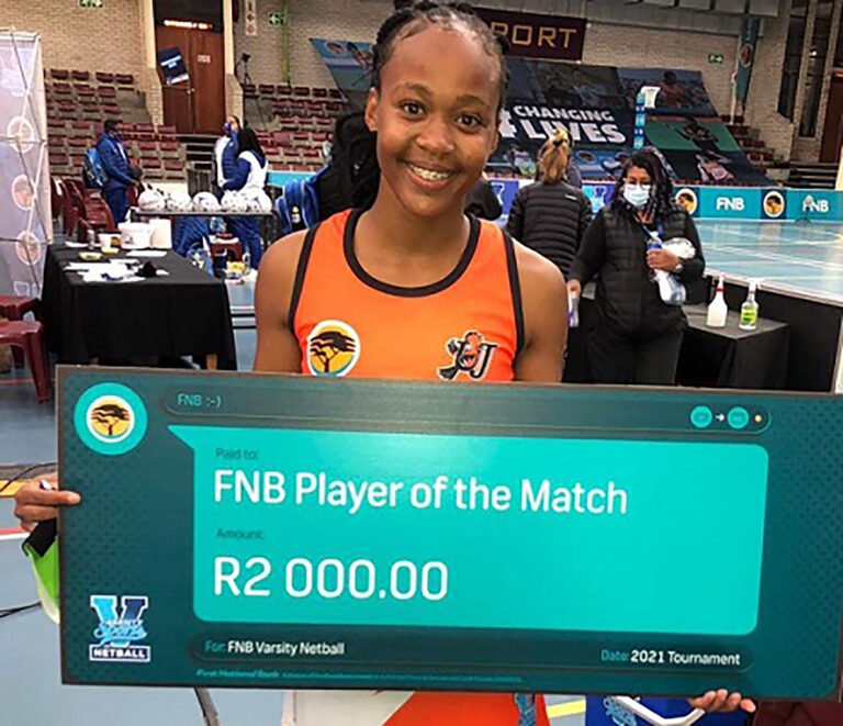 Improved UJ netball finish fifth in 2021 FNB Varsity Netball tournament