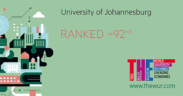 UJ shoots up in THE Emerging Economies University Rankings, placed in Top 100
