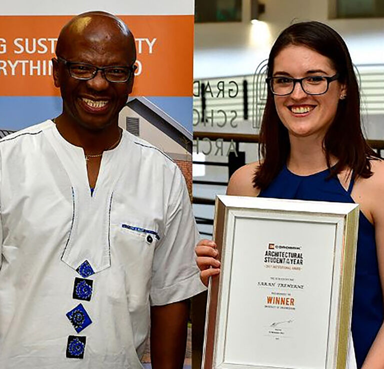 UJ Architectural student scoops top prize at Annual Corobrik Regional Competition