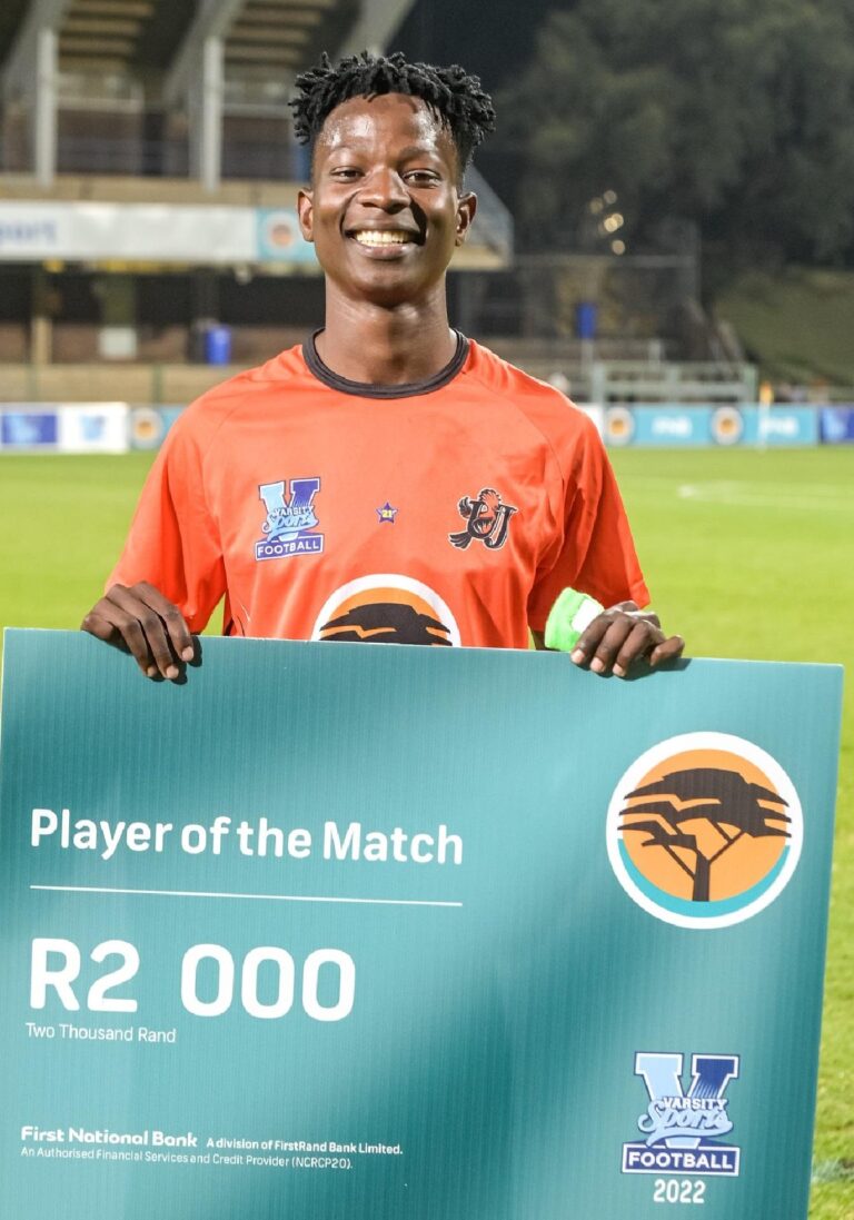 UJ Senior Men’s Football Team emerges victorious in 2nd round of FNB 2022 Varsity Diski