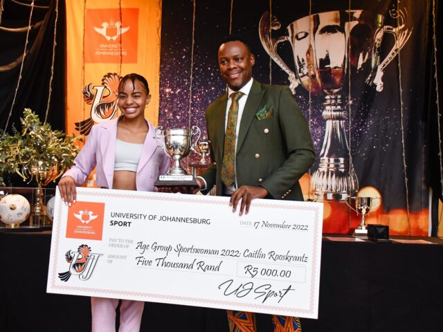 ‘I am not yet done’ – says Caitlin Rooskrantz after winning two UJ Sport Awards