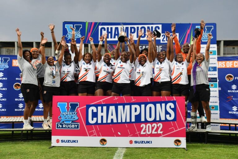 UJ senior women’s rugby team crowned 2022 Varsity 7s champions with all games unbeaten