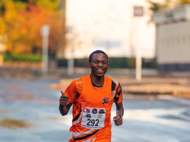 Chris Mhlanga, UJ’s rising star in middle distance Athletics