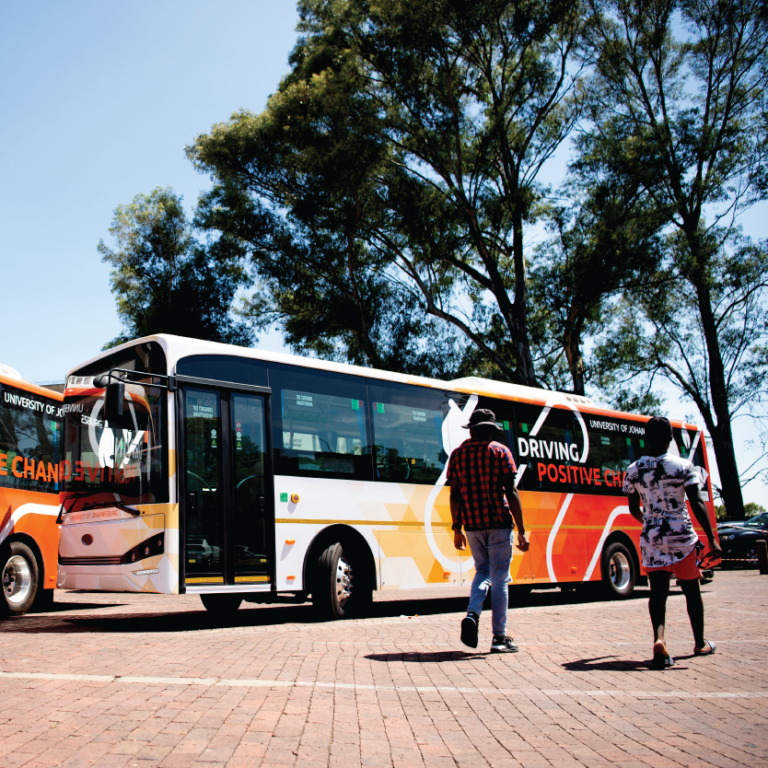 UJ unveils electric buses- a first for a South African university
