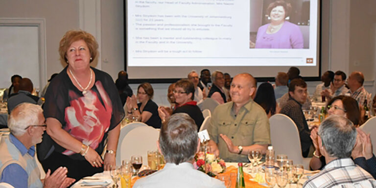 Mrs Naomi Strydom retires after 23 years at the University