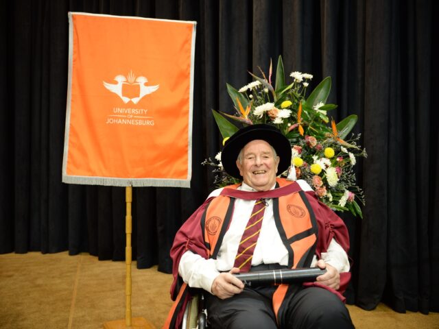80-year-old graduates with a PhD from the University of Johannesburg