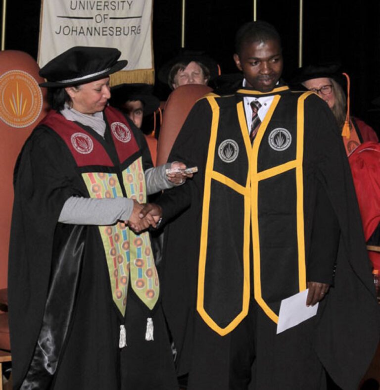 Saymore Chifamba was awarded a Chancellor’s medal