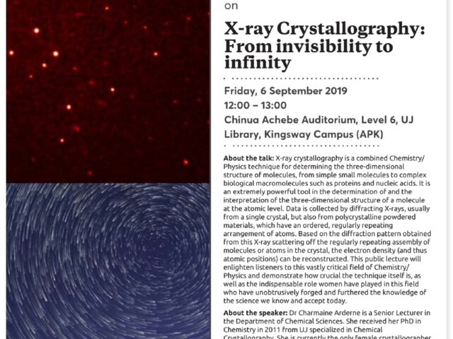 Public Lecture: X-ray Crystallography: From invisibility to infinity