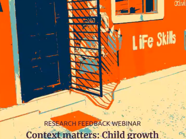 16 March Webinar | Context Matters: child growth within a constrained environment