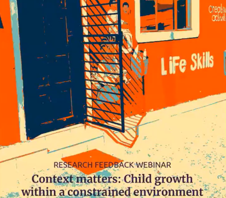 16 March Webinar | Context Matters: child growth within a constrained environment