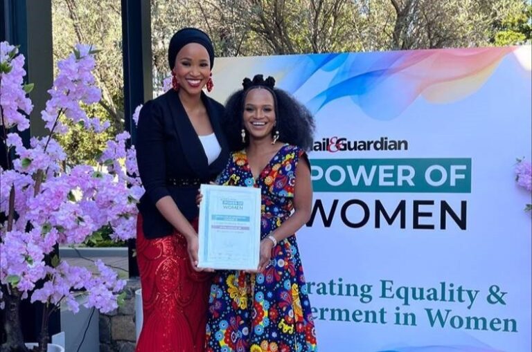 UJ’s Precious Maputle honoured with the 2023 Mail & Guardian ‘Power of Women’ Award