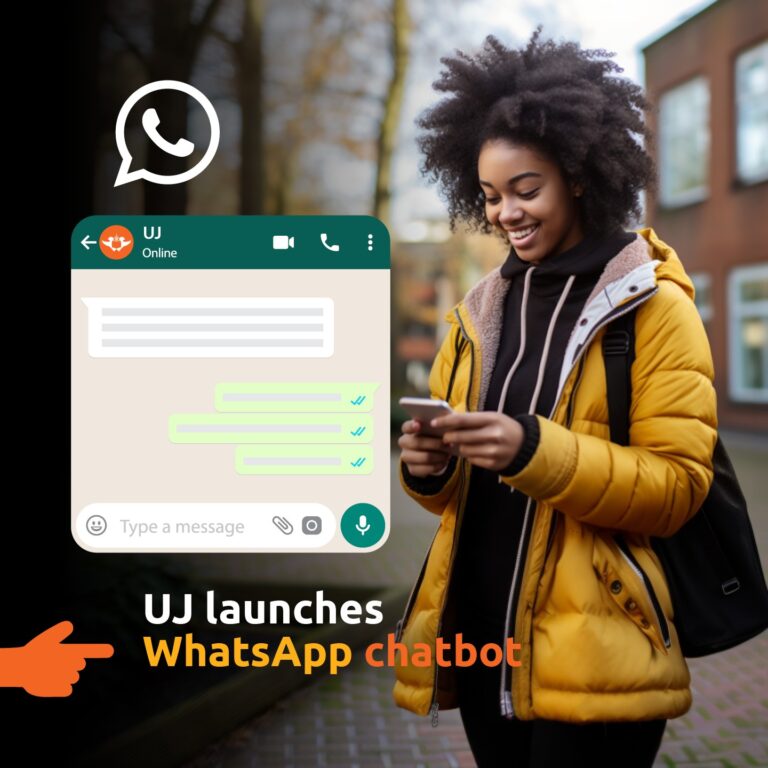 UJ’s cutting-edge WhatsApp Chatbot enhances student engagement and support