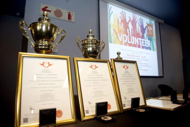 UJ Imbizo Awards celebrate student volunteer champions