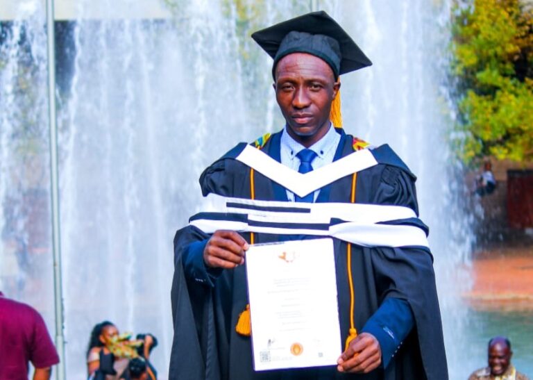 Mgcini Vincent Msibi’s inspiring graduation journey at the University of Johannesburg