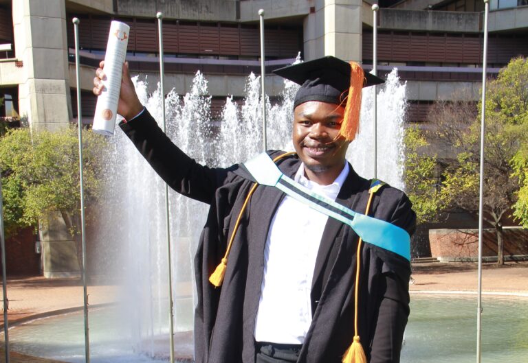 UJ student graduates with distinction despite life-changing accident