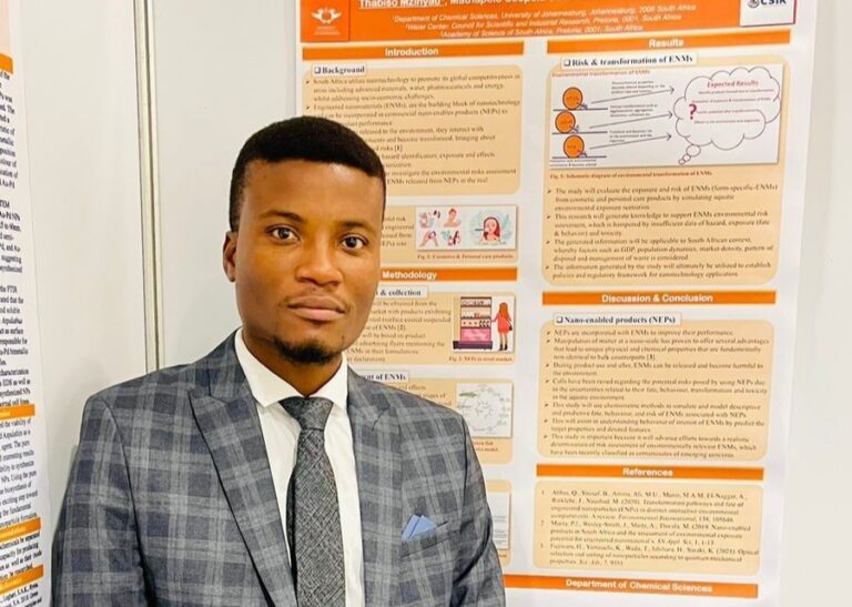 UJ’s Thabiso Mzinyati awarded research scholarship with the University of Bonn