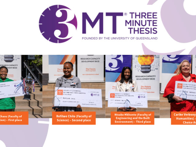 UJ celebrates winners of the 2024 Three Minute Thesis Competition