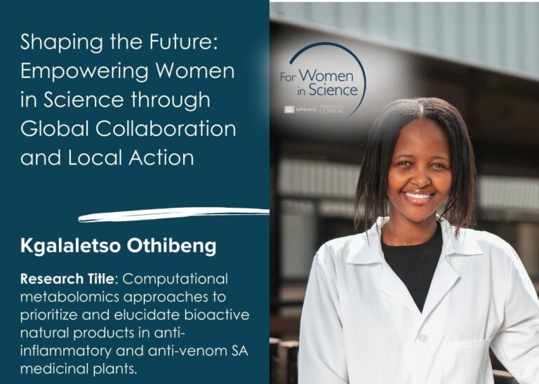 UJ’s Kgalaletso Othibeng wins L’Oréal-UNESCO for Women in Science Award for her work in Biochemistry