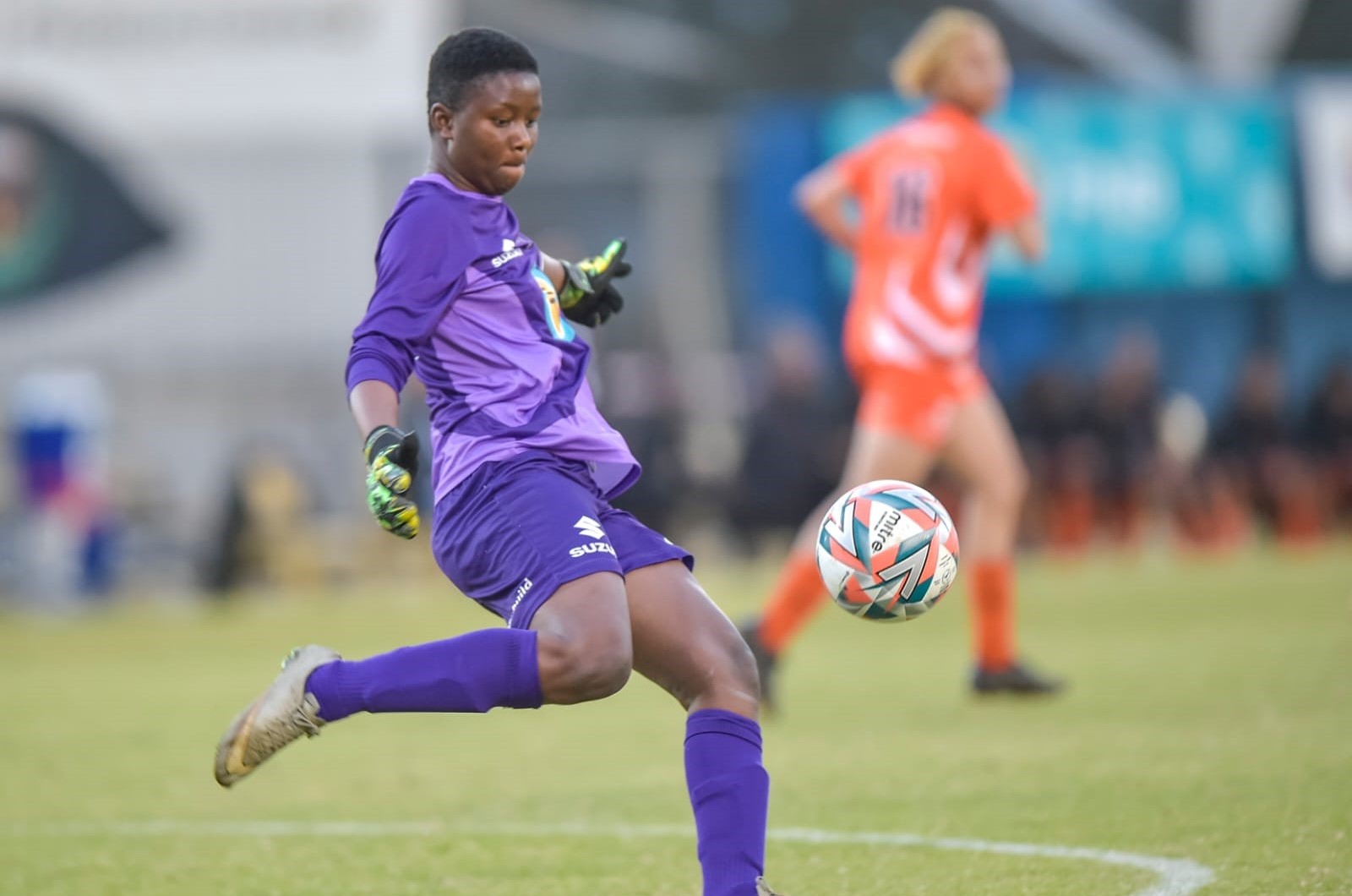 Matshidiso Masebe won the Cashbuild Golden Glove Award in the 2023 Varsity Football tournament. PhotoSupplied