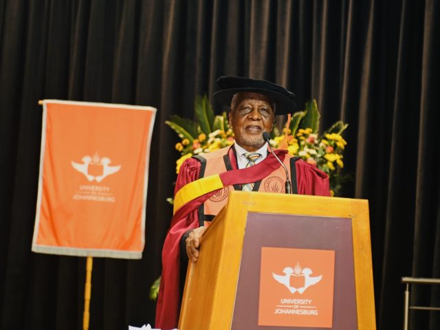 UJ confers Honorary Doctorate on Physicist Professor Alfred Msezane