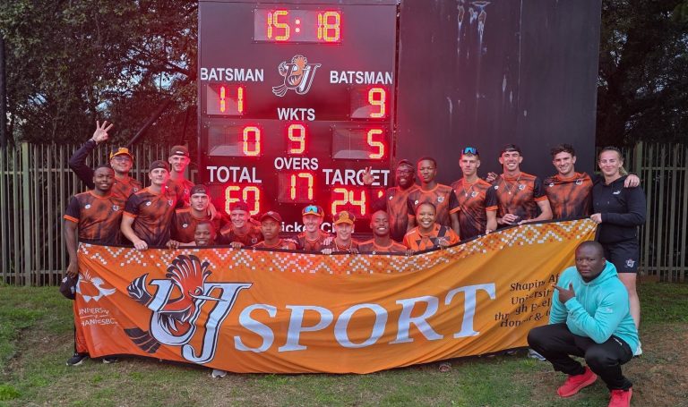 UJ Men’s cricket dominates with historic third Enza Premier A title
