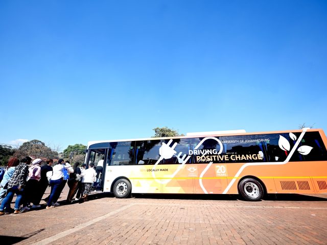 Moving into the future with UJ’s electric buses  