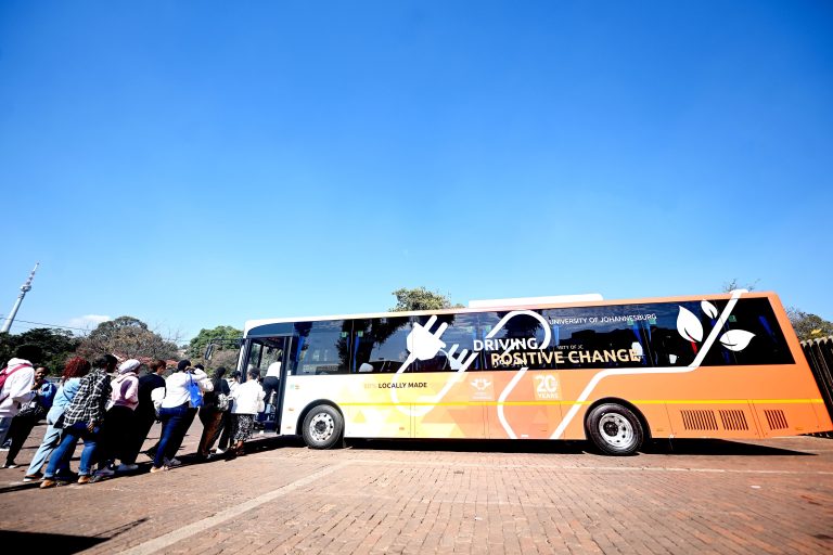 Moving into the future with UJ’s electric buses  