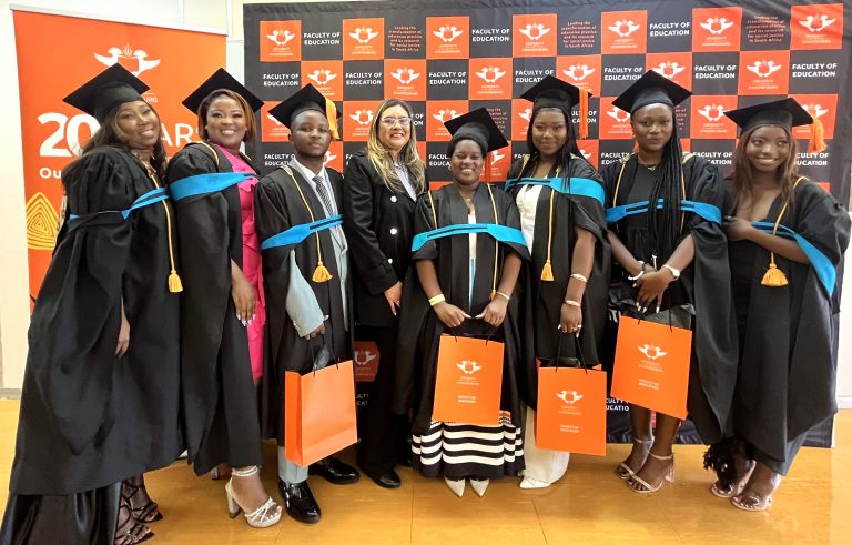 UJ celebrates first school-based BEd (Foundation Phase) graduates