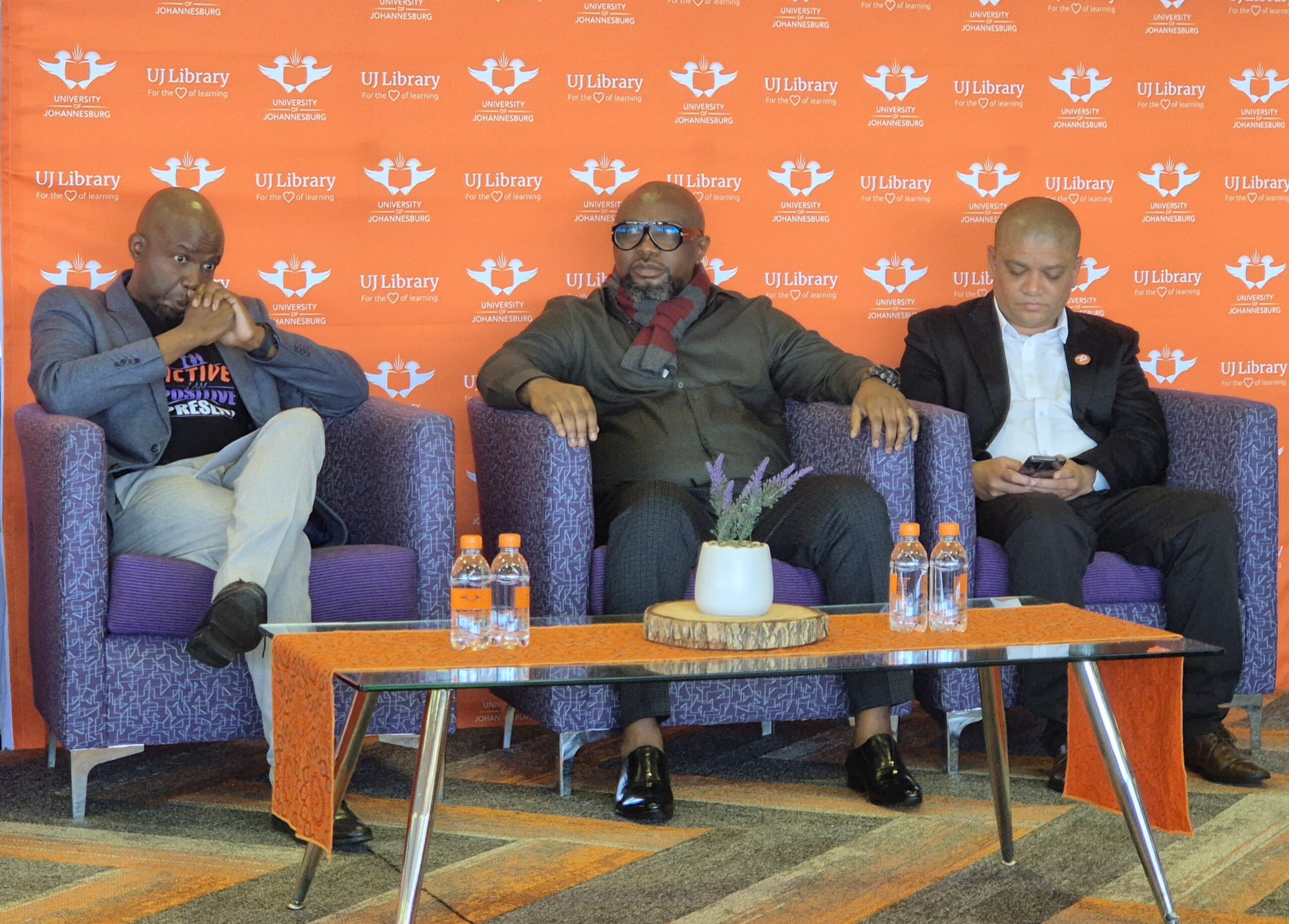 Olefile Masangane, Dr Emmanuel Rowlands, and Byron Veldman