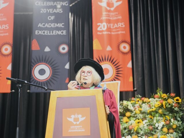 UJ honours iconic poet Antjie Krog for her lifelong contribution to Literature and Language