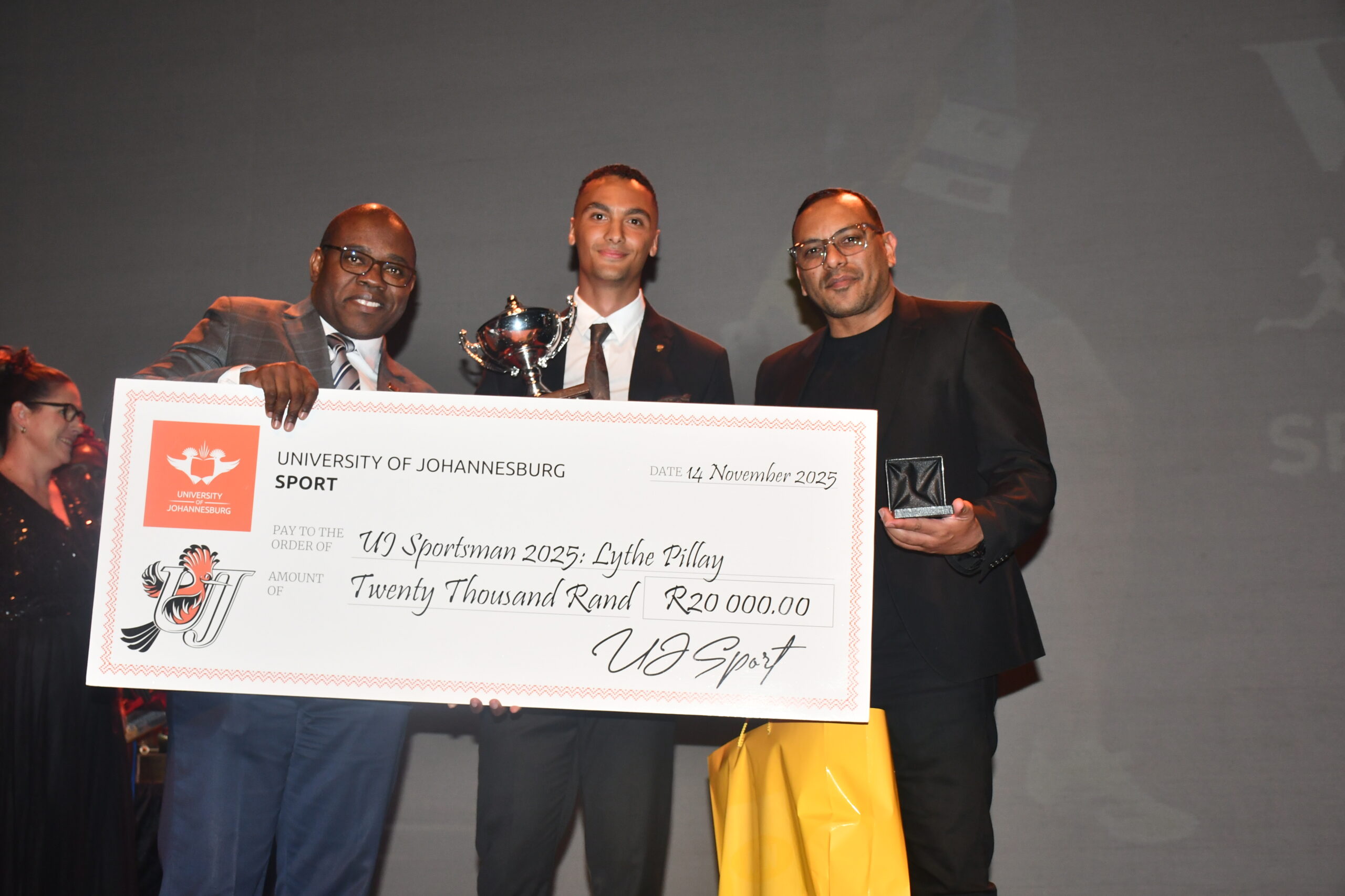 Athletics sprinter Lythe Pillay named the UJ Sportsman of the Year 2025